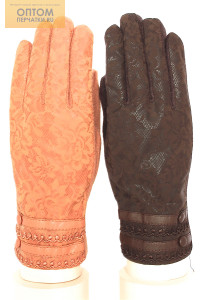 Перчатки женские комбинированные  